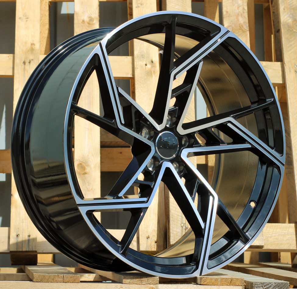 R19x8.5 5X112 ET 40 66.5 I5611 Black Polished (MB) For AUD (K7+Z5) (New ABT Style)