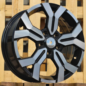 R15x6.5 4X100 ET 40 60.1 B1110 Black Polished (MB) For DACIA (K4+L5) (NEW Model)