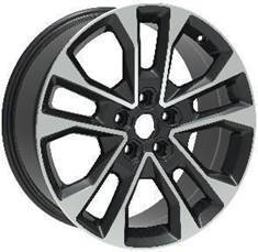 A5914_000000008658 R20x8.5 5X127 ET 50 71.5 A5914 Black Polished (MB) For JEEP (P)