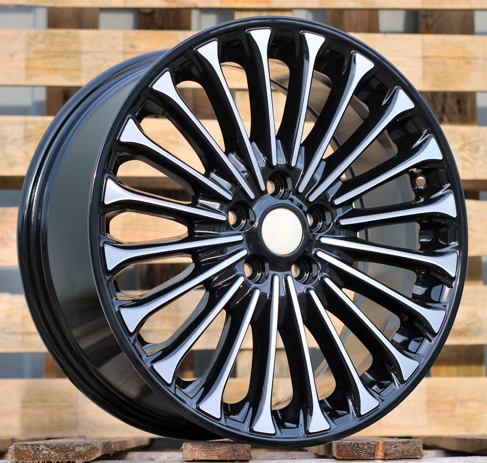 R17x7 5X108 ET 50 63.4 Y0056 Black Polished (MB) For FORD (R)