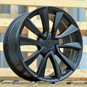 B2046_000000007728 R19x8.5 5X114.3 ET 40 64.1 B2046 (H3154F) Black Half Matt (BLHM) For TESLA (K8+M) (HYBRID FORGED (Model 3))