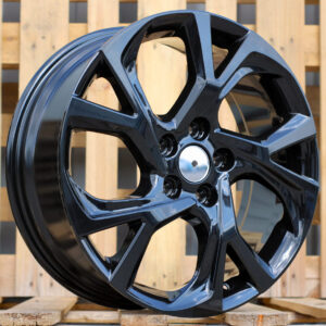 R17x7 5X114.3 ET 45 60.1 FE132 (FBX405) Black (BL) For TOYOT (A) (HYBRID FORGED)