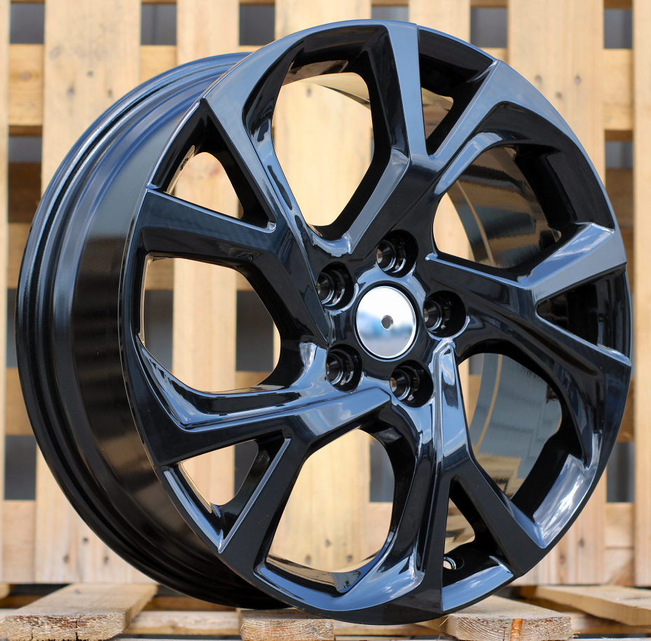 R17x7 5X114.3 ET 45 60.1 FE132 (FBX405) Black (BL) For TOYOT (A) (HYBRID FORGED)