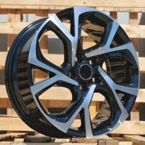 R17x7 5X114.3 ET 45 60.1 FE132 Black Polished (MB) For TOYOT (P1)