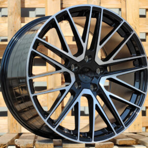 I0375_000000004846 R21x9.5 5X130 ET 69 71.6 I0375 Black Polished (MB) For PORCH (K7) (Rear+Front)