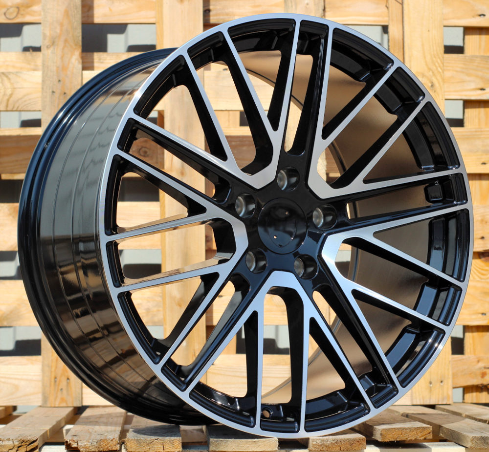R21x9.5 5X130 ET 69 71.6 I0375 Black Polished (MB) For PORCH (K7) (Rear+Front)