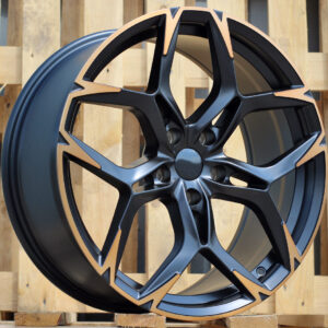 R18x8 5X112 ET 40 57.1 I5572 (FBX220) Black Polished Half Matt Cooper (MBHMC) For CUPRA (Z7+M) (HYBRID FORGED)