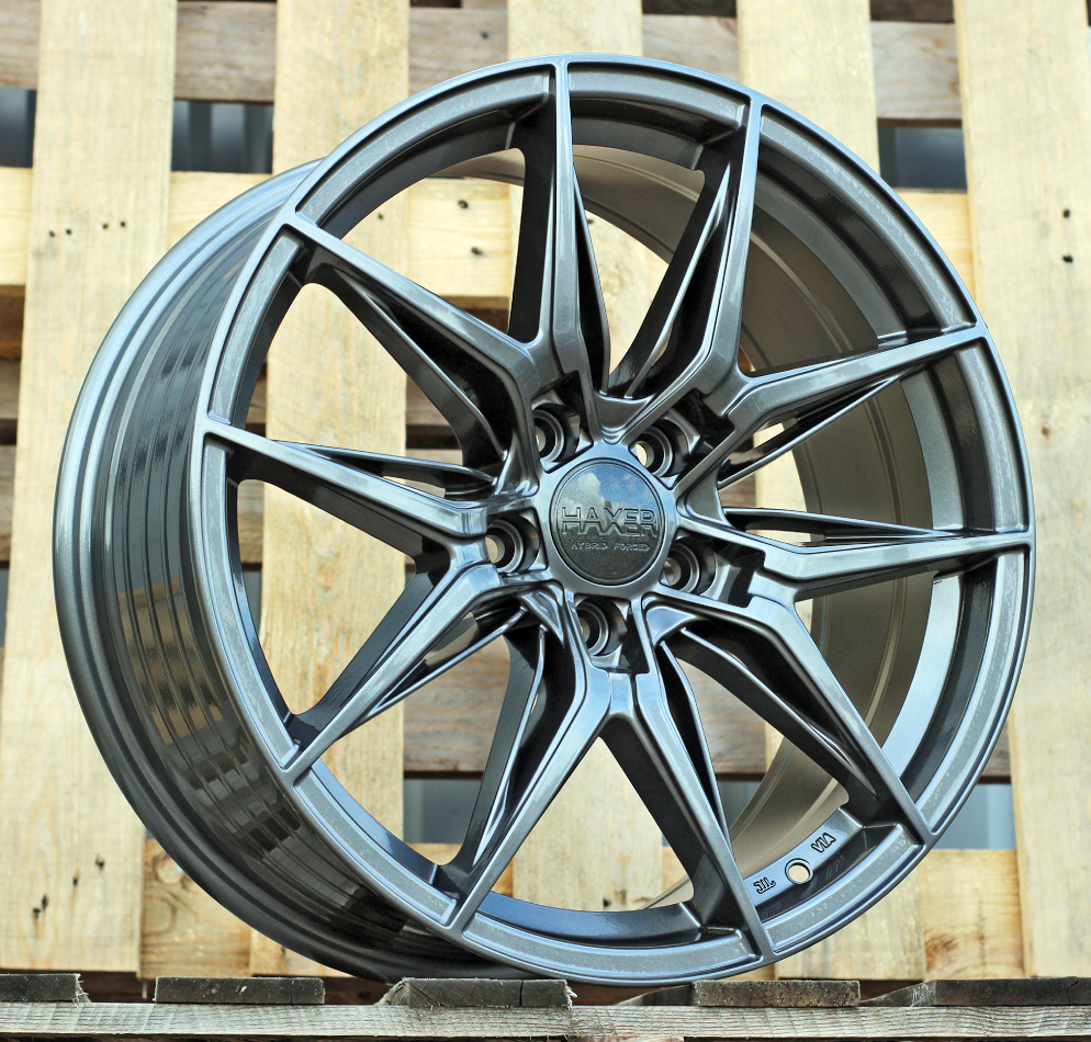 R18x8 5X112 ET 40 66.5 HX036 (IN3614F) Grey (GR) For HAXER (Z5) (HYBRID FORGED)