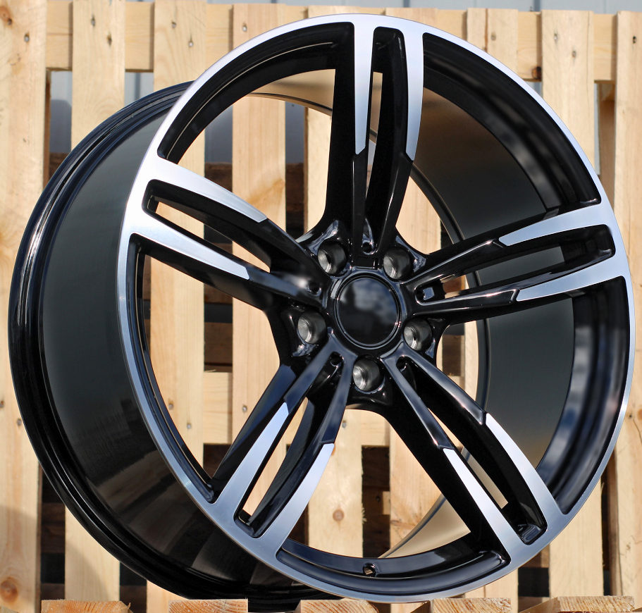 R16x7 5X120 ET 35 72.6 BK855 (BY1121) Black Polished (MB) For BMW (Z2)