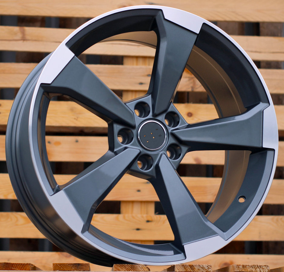 R18x8 5X112 ET 40 66.5 XE351 (IN5436) Grey Polished (MG) For AUD (Z5+Z3)