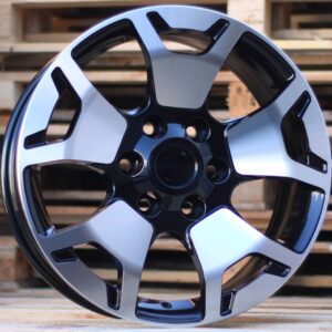 R18x7.5 6X139.7 ET 25 106 B1460 Black Polished (MB) For TOYOT (Z2) (4x4)