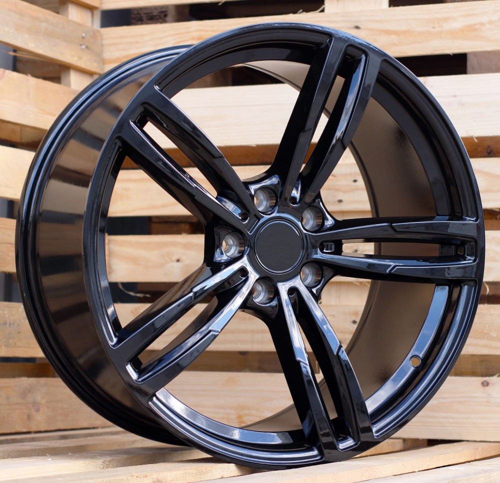 R18x8 5X120 ET 34 72.6 BK855 (BY1121) Black (BL) For BMW (Z2) (Rear+Front)