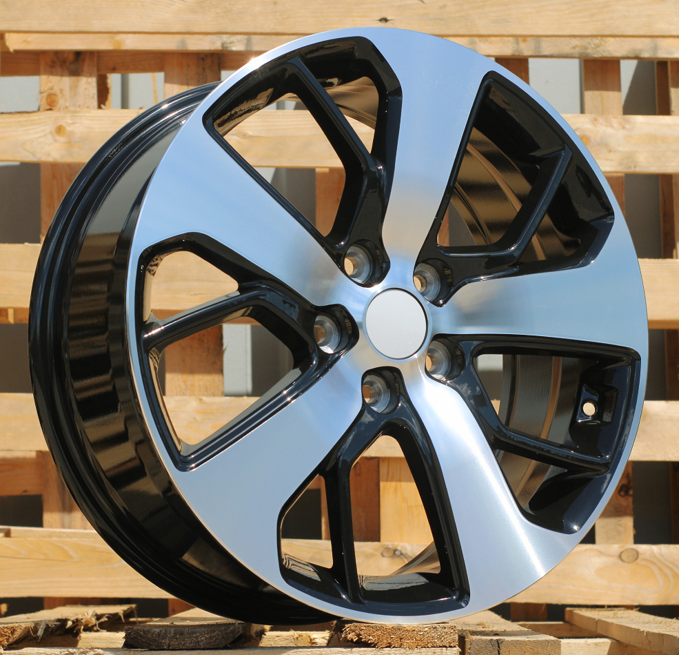 R18x7.5 5X114.3 ET 52.5 67.1 I5390 Black Polished (MB) For KIA (P1)