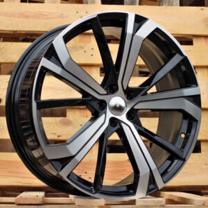 R18x7.5 5X108 ET 50.5 63.4 SF503 Black Polished (MB) For VOLVO (Z7) (HYBRID FORGED)