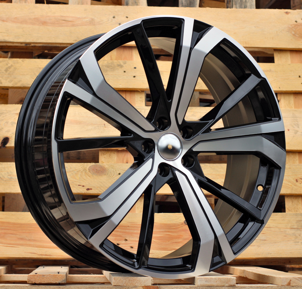 R18x7.5 5X108 ET 50.5 63.4 SF503 Black Polished (MB) For VOLVO (Z7) (HYBRID FORGED)