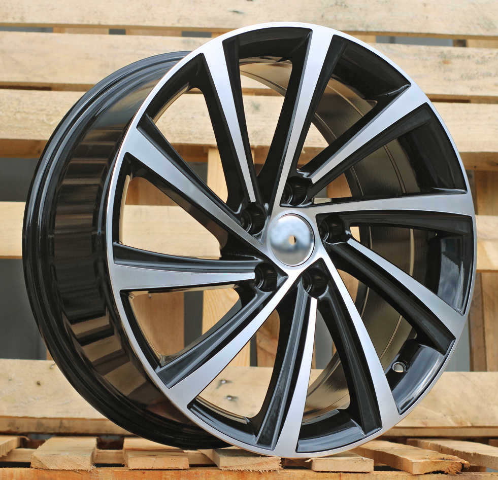 R18x8 5X112 ET 45 57.1 D2403 Black Polished (MB) For SKODA (Z4+Z2) (New Model)