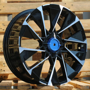 I2102_000000006999 R16x6.5 4X100 ET 37 60.1 I2102 (HF2102) Black Polished (MB) For RENAU (Z5+Z7) (HYBRID FORGED)
