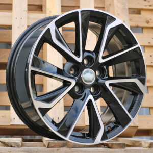 B5463_000000008482 R15x6.5 5X100 ET 40 54.1 B5463 Black Polished (MB) For TOYOT (K2)