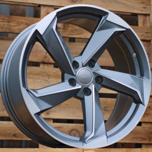 R19x8.5 5X112 ET 35 66.5 B5185 Grey Polished (MG) For AUD (K2)