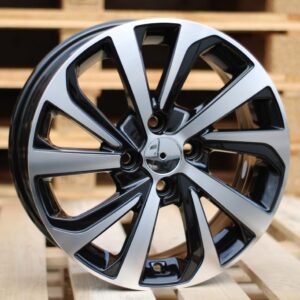 R15x6 4X100 ET 45 54.1 A423 (IN5429) Black Polished (MB) For HYUND (A)