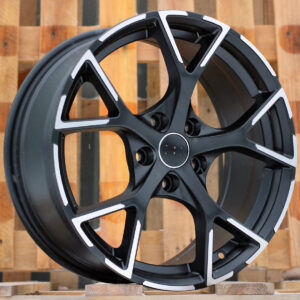 3S5997_000000008648 R18x8 5X112 ET 40 66.5 3S5997 Black Polished Half Matt (MBHM) For AUD (P) (HYBRID FORGED)
