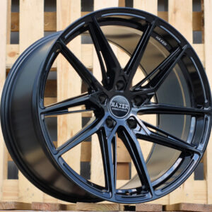 R18x8 5X112 ET 35 66.6 HX08F (23140) Black (BL) For HAXER (K7) (HYBRID FORGED)