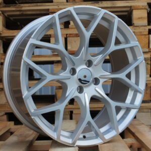 R16x5.5 4X100 ET 30 60.1 B1449 Machined Silver (MS) For SMART (Z2) ((AKC 65 Eur) HAXER Front+Rear)