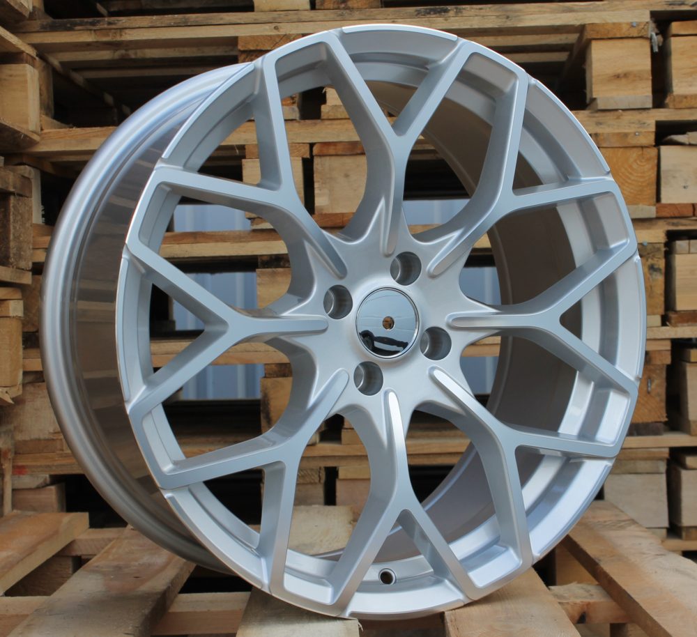 R16x5.5 4X100 ET 30 60.1 B1449 Machined Silver (MS) For SMART (Z2) ((AKC 65 Eur) HAXER Front+Rear)