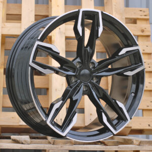 YF5718_000000008098 R19x7.5 5X112 ET 32 66.6 YF5718 Black Polished (MB) For BMW (P1) ((X3) HYBRID FORGED)
