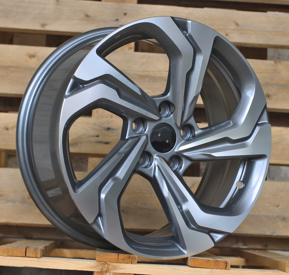 R17x7.5 5X114.3 ET 45 64.1 I7109 Grey Polished (MG) For HOND (P2)