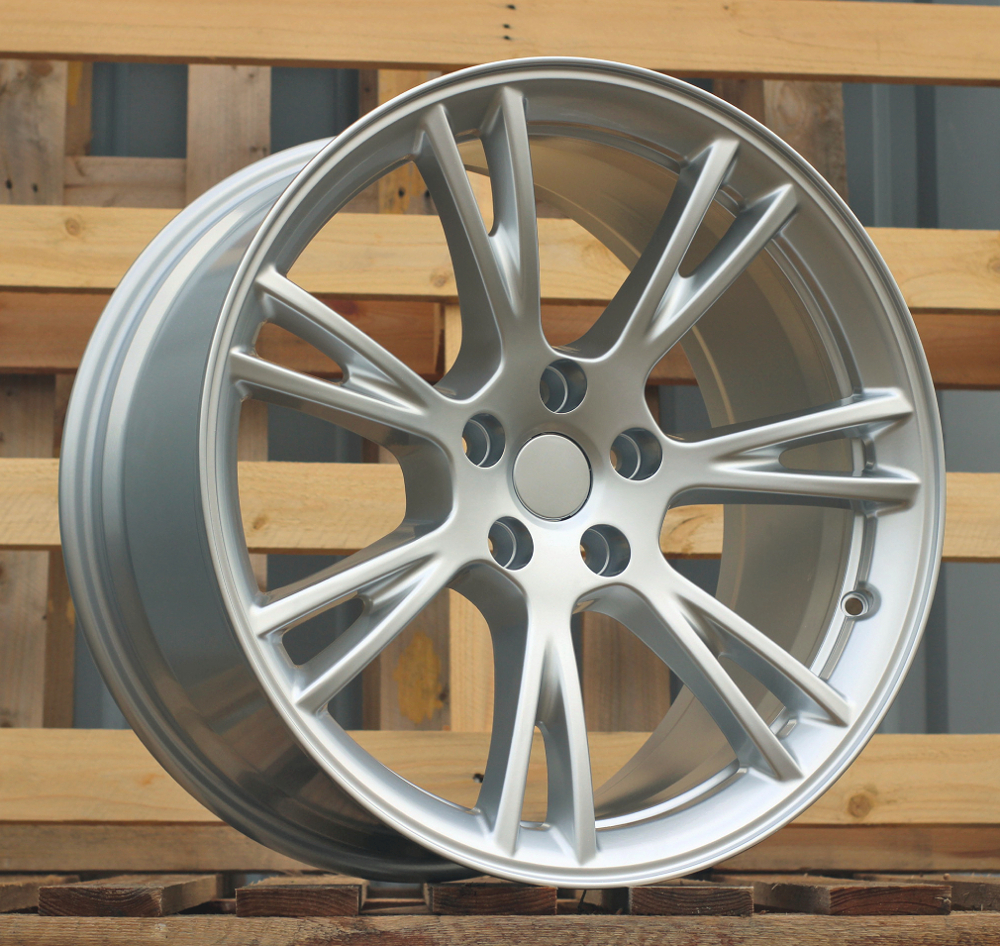 R19x9.5 5X114.3 ET 45 64.1 D2049 (FBX283) Silver Shining (SS) For TESLA (Z6) ((Model Y) HYBRID FORGED)