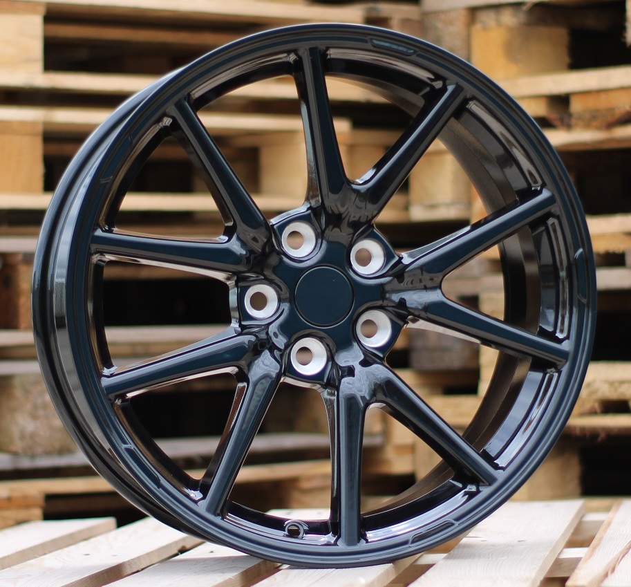 R18x8.5 5X114.3 ET 40 64.1 B1503 Black Half Matt (BLHM) For TESLA (Z1) (Model 3)