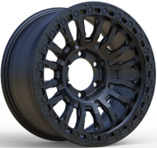 FBX462_000000009802 R17x8.5 5X127 ET M6 78.1 FBX462 Black Half Matt (BLHM) For 4X4 (Z6) (HYBRID FORGED)
