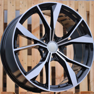 R18x8 5X112 ET 41 57.1 B5808 Black Polished (MB) For VW (P)