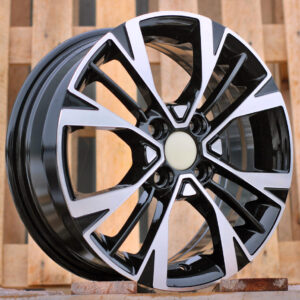 Y1127_000000005310 R15x6 4X100 ET 51 54.1 Y1127 Black Polished (MB) For KIA (R+L1)
