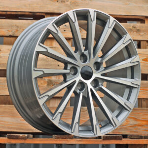 YF0446_000000001505 R18x8 5X112 ET 45 57.1 YF0446 Grey Polished (MG) For SKODA (P1) (HYBRID FORGED)