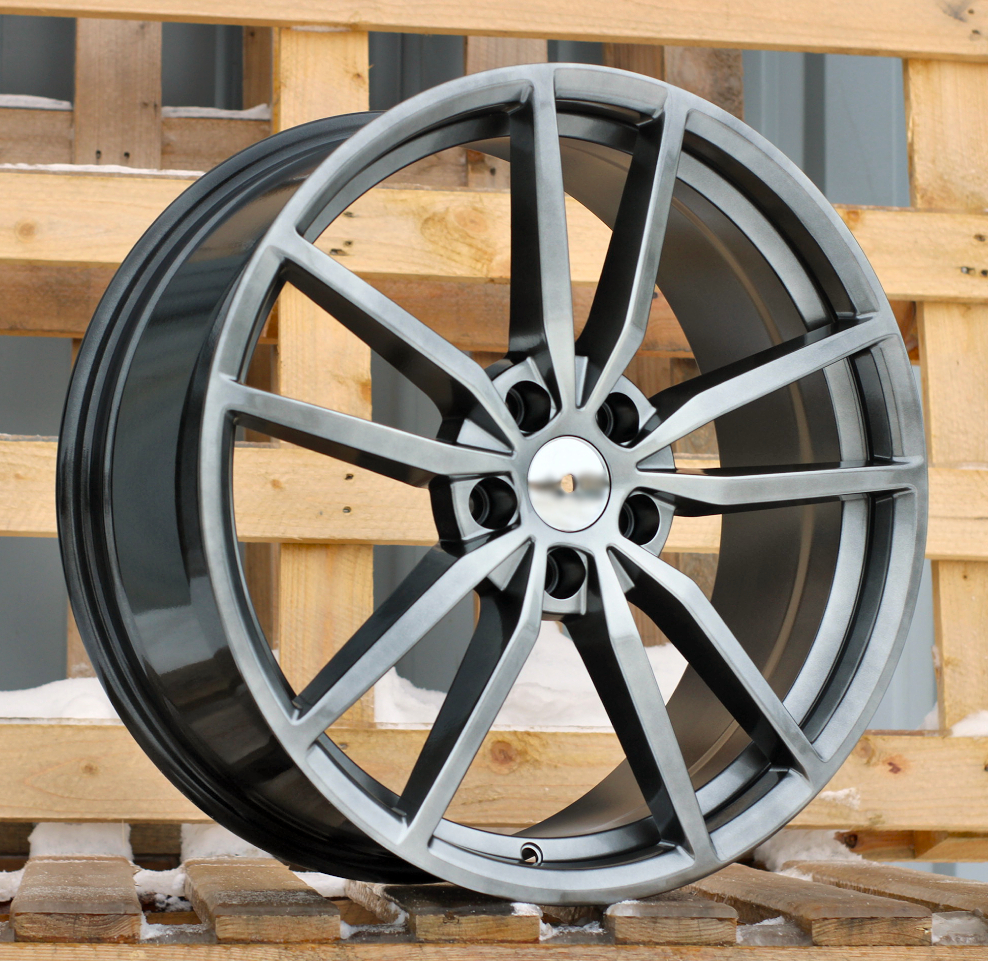 R19x8 5X112 ET 45 57.1 BK864 (FBX130) Hyper Black (HB) For VW (Z7) (HYBRID FORGED)