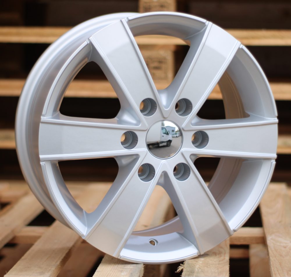 R16x7 6X130 ET 60 84.1 BK474 Silver (SI) For MER (R) (4x4 (max 1250kg))