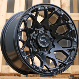 B1108_000000005675 R17x9 6X139.7 ET M6 87.1 B1108 Black Half Matt (BLHM) For 4X4 (R)