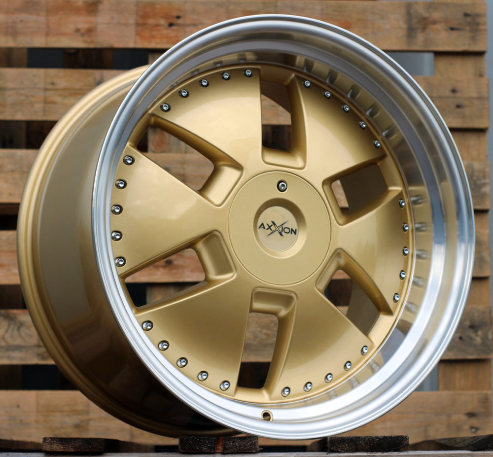 R20x11 5X112 ET 32 66.6 AT674 (LU1831) Gold+Polished (YP) For MER (K3) ((AKC 90 Eur)MONOBLOCK Style)