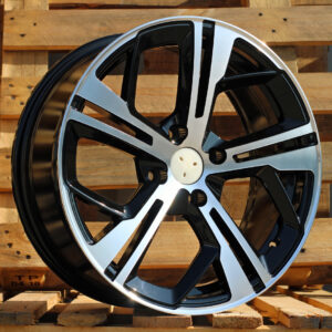 R16x7 4X108 ET 25 65.1 Y1206 Black Polished (MB) For PEUG (D5+P2) ((AKC 70 Eur))
