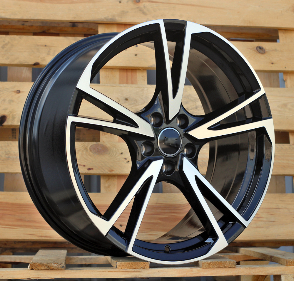 R18x8 5X112 ET 39 66.5 I5642 Black Polished (MB) For AUD (K8)