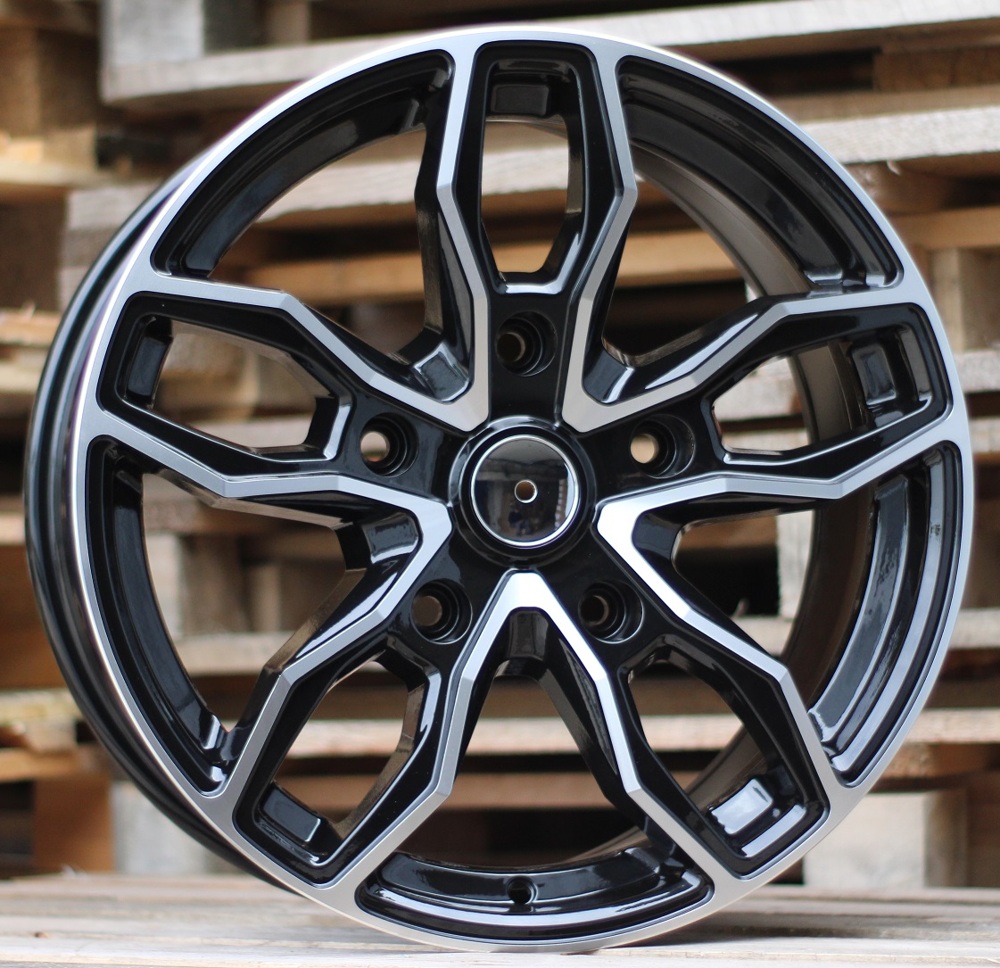 R18x8 5X160 ET 48 65.1 B1251 Black Polished (MB) For FORD (Z4+Z6) (4x4 (max 1100kg))