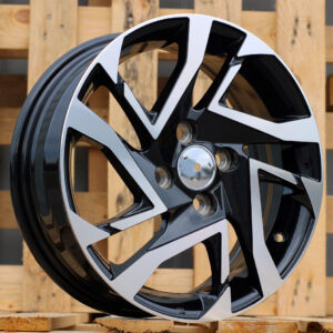I5418_000000002233 R15x5.5 4X100 ET 45 54.1 I5418 Black Polished (MB) For TOYOT (Z5)