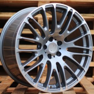 R20x10 5X112 ET 20 66.5 BY913 Grey Polished (MG) For PORCH (K4) ((AKC 80 Eur)(Rear+Front) Macan)