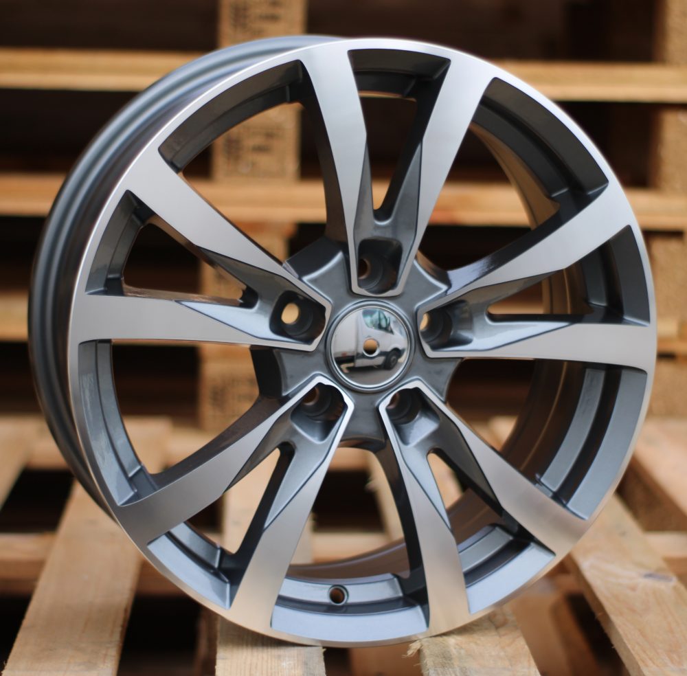 R16x6.5 5X108 ET 42 67.1 BK533 Grey Polished (MG) For RACIN (L1+K4) ((AKC 70 Eur))