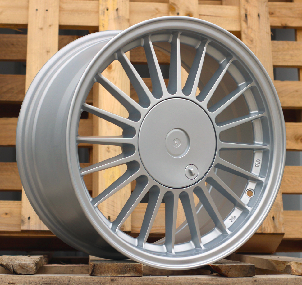 R16x8 4X100 ET 20 57.1 XF090 Silver (SI) For BMW (K4+R) (HYBRID FORGED ALPINA Style)