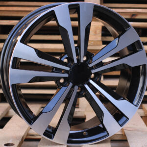 R17x7.5 5X112 ET 44 66.6 BK754 (FR936/QC1106) Black Polished (MB) For MER (K7)