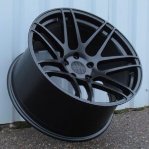 R19x10 5X120 ET 15 74.1 HX020 (SSA04) Black Half Matt (BLHM) For HAXER (Z1) (Rear+Front)