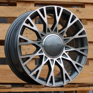 R16x6.5 4X98 ET 35 58.1 Y1283 Grey Polished (MG) For FIAT (Z7) (NEW Model 500)